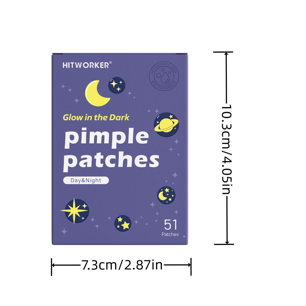 Glow in the Dark Hydrocolloid Acne Patches